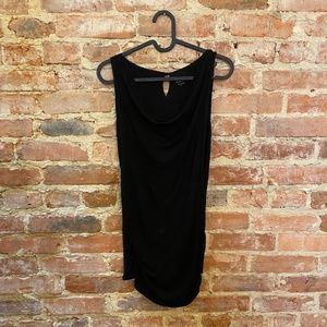 Sleeveless black t-shirt